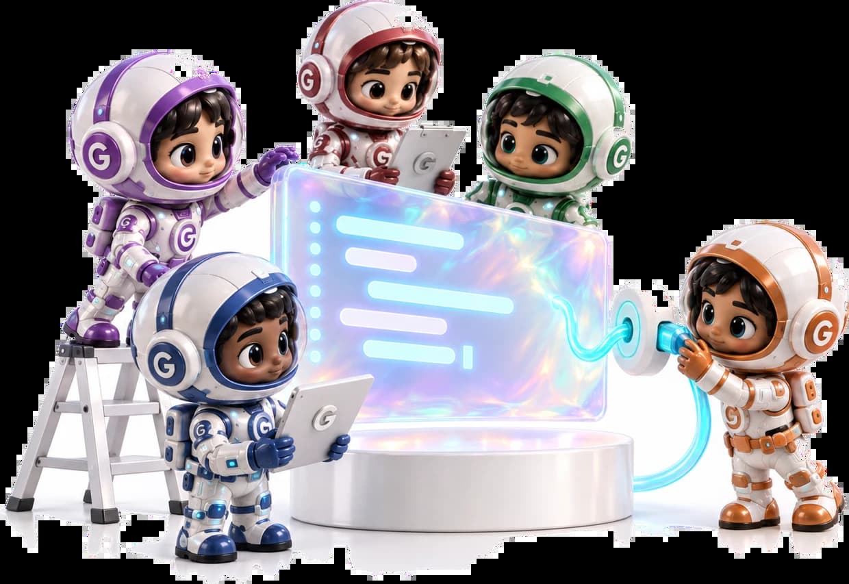 Gronta's AI employees working around the API documentation console